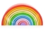 Picture of Regenboog vormen-stapelpuzzel 12 bogen Bigjigs
