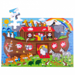 Picture of Vloerpuzzel hout Ark van Noah 48 stukjes 3jr+ Bigjigs