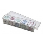 Picture of SALE!!!   Pokerstenenset 18 mm in set van 5 stuks
