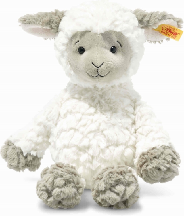 Afbeeldingen van Lammetje Lita wit/taupe 30 cm Steiff Friends 
