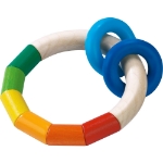 Picture of Bijt- en grijpring regenboog  Haba