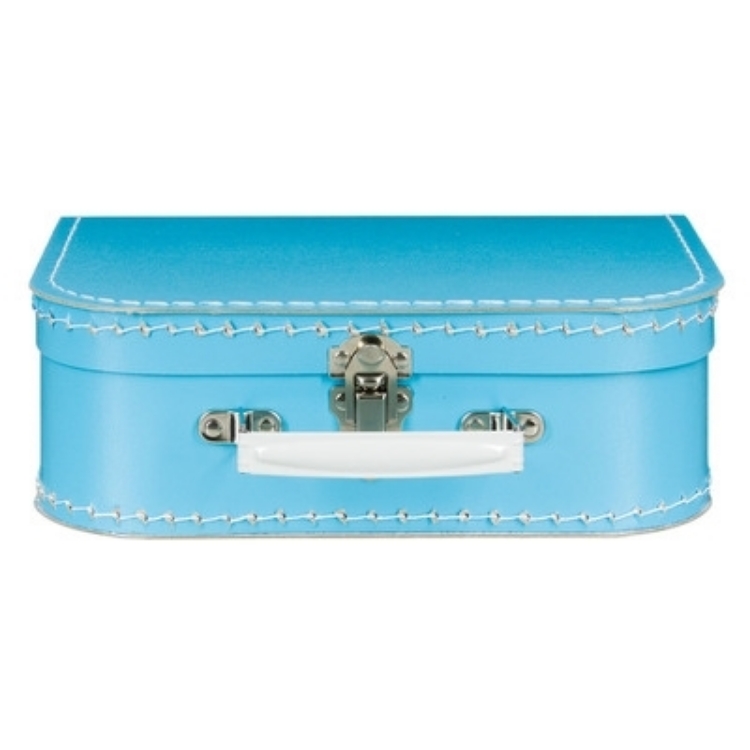 Picture of Vintage koffertje licht blauw 25 cm