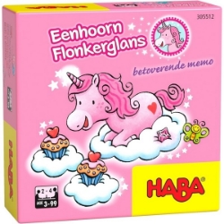 Picture of Memospel Eenhoorn Flonkerglans Haba 3 - 99 jaar