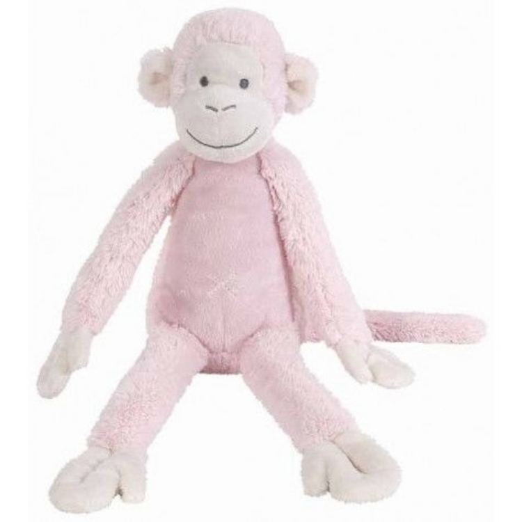 Picture of Knuffel Aap Mickey zacht roze 32 cm Happy Horse