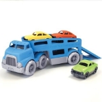 Picture of Autotransporter met drie autos - recycled plastic - Greentoys
