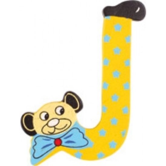 HOUT-DOE.NL | Duurzaam houten speelgoed. kleine beren letter J kopen