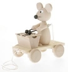 Picture of Trekfiguur muis met xylofoon blank