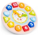 Picture of Puzzelklok  leerklok met wijzers en 24 uren