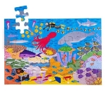 Afbeeldingen van Vloerpuzzel hout Zeeleven 48 stukjes 3jr+ Bigjigs