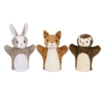 Afbeeldingen van Handpop assorti Eekhoorn, Konijn en Egel