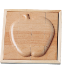 Picture of SALE!!!   Houten reliefpuzzel Appel Beukenhout