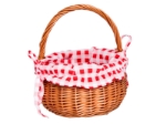 Picture of Rieten mandje bekleed Roodkapje