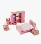 Picture of Poppenhuismeubeltjes Slaapkamer Tidlo
