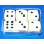 Afbeeldingen van Dobbelstenen set  6 stuks 16 mm.