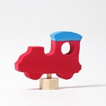 Picture of Verjaardagsring decoratie steker Locomotief Grimm's