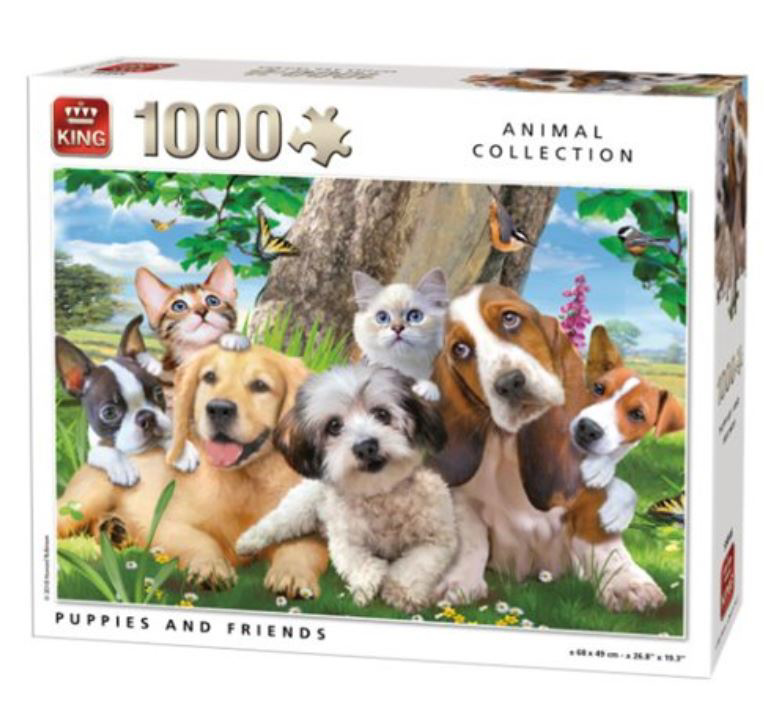 naam weefgetouw tactiek HOUT-DOE.NL | Duurzaam houten speelgoed. Legpuzzel 1000 stukjes  Dierencollectie Honden KING kopen? Bestel online | HOUT-DOE.NL