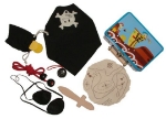Picture of Piratenset in blikken koffertje