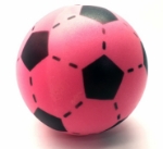 Afbeeldingen van Voetbal foam roze 20 cm