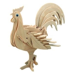 Afbeeldingen van 3d puzzel Haan