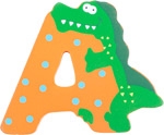 Picture of Houten dieren letter A