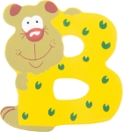 Picture of Houten dieren letter B