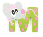 Picture of Houten dieren letter M