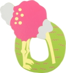 Picture of Houten dieren letter O