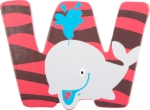 Picture of Houten dieren letter W