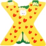 Picture of Houten dieren letter X