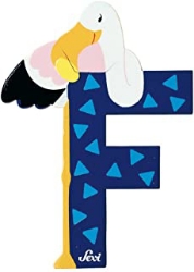 Afbeeldingen van Sevi dierenletter (F) Flamingo