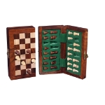 Picture of Schaakspel complete set, magnetisch, opklapbaar. Acacia hout. Hoogte koning 58 mm