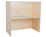 Image de Peuter Kubustafel-Kindertafel hout blank groepsgebruik 1-6 jaar 64x64x35 cm Van Dijk Toys