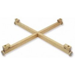 Afbeeldingen van Draaitafel voor spelborden, 37 cm naturel hout