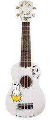 Afbeeldingen van Ukelele gitaar 4-snaren Print Nijntje Calista