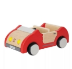 Picture of Poppenhuis familie auto rood Hape