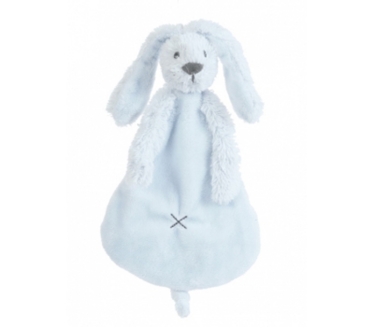 Picture of Knuffeldoekje Konijn Richie zacht blauw Happy Horse