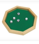 Picture of Dobbelpiste dobbelsteenbak pokerpiste Goki