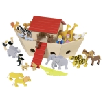 Picture of Ark van Noach met 30 dieren hout  Goki