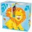 Image de Blokkenpuzzel Wilde dieren 4 blokjes Goki