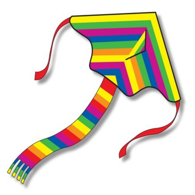 Picture of Vlieger Regenboog 1 lijn
