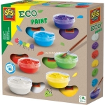 Image de Eco plakkaatverf 5 kleuren en wit SES