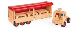 Afbeeldingen van Trailer, vrachtwagen met oplegger 65 cm Fagus Classic