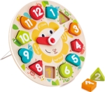 Picture of Houten klok puzzel Hape