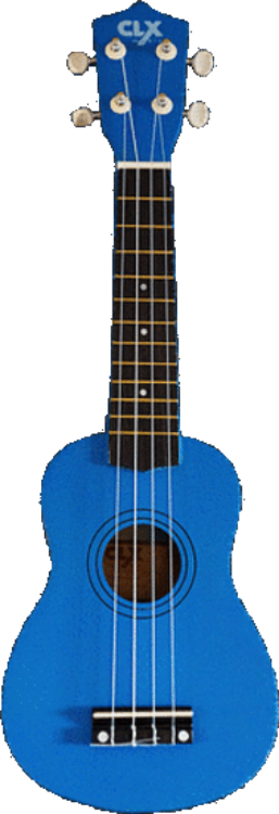 Picture of Ukelele gitaar 4-snaren Blauw Calista