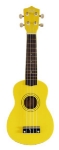 Afbeeldingen van Ukelele gitaar 4-snaren Geel Calista