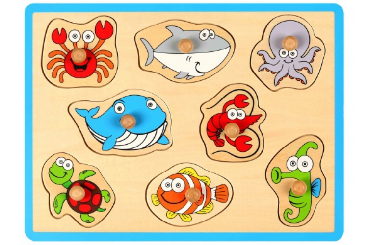 Picture of Houten puzzel Zee - Joueco
