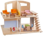 Picture of SALE!!!   Little Friends  Haba groot gemeubileerd Poppenhuis Stadsvilla