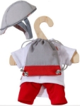 Afbeeldingen van SALE!!!   Poppenkledingset Op de fiets 32 cm pop Haba