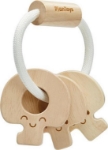 Afbeeldingen van Rammelaar babysleutels naturel Plantoys