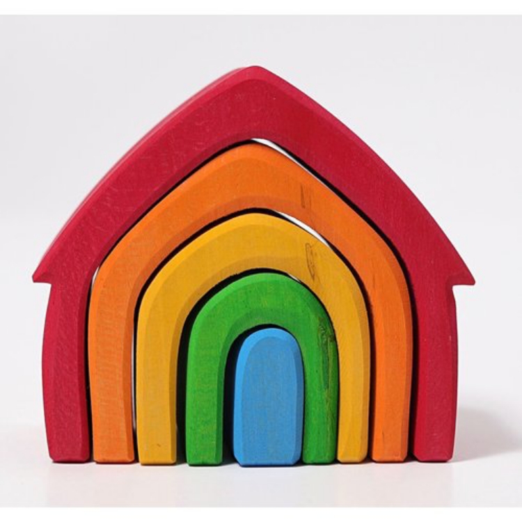 Image de Gekleurd huis 5 delig Grimm's